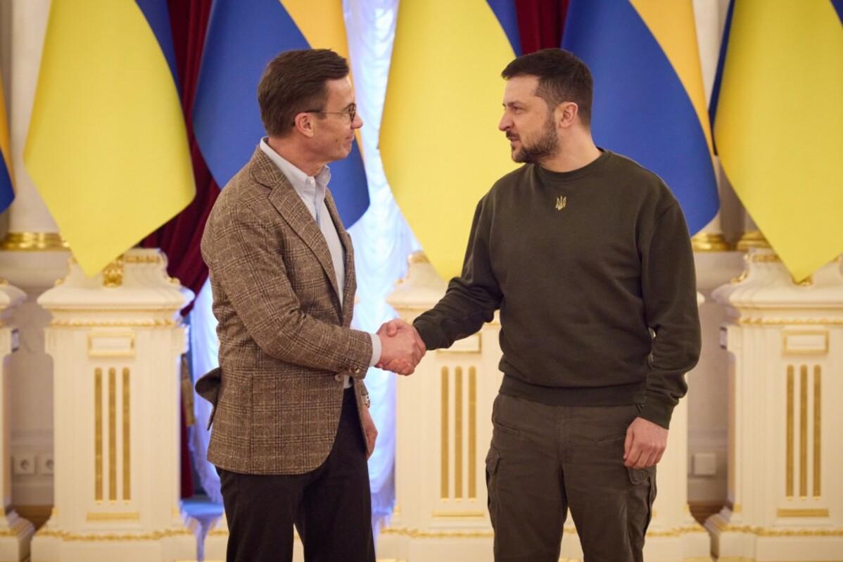 Премьер-министр Швеции Ульф Кристерссон во время встречи с президентом Украины Владимиром Зеленским в Киеве / фото Офис Президента Премьер-министр Швеции Ульф Кристерссон во время встречи с президентом Украины Владимиром Зеленским в Киеве / фото Офис Президента