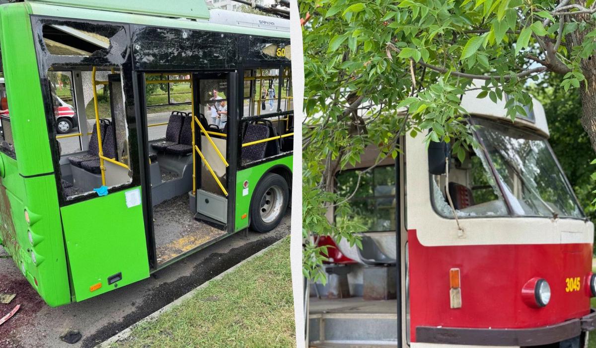 До лікарні доставили чотирьох постраждалих внаслідок удару / колаж УНІАН, фото t.me/ihor_terekhov