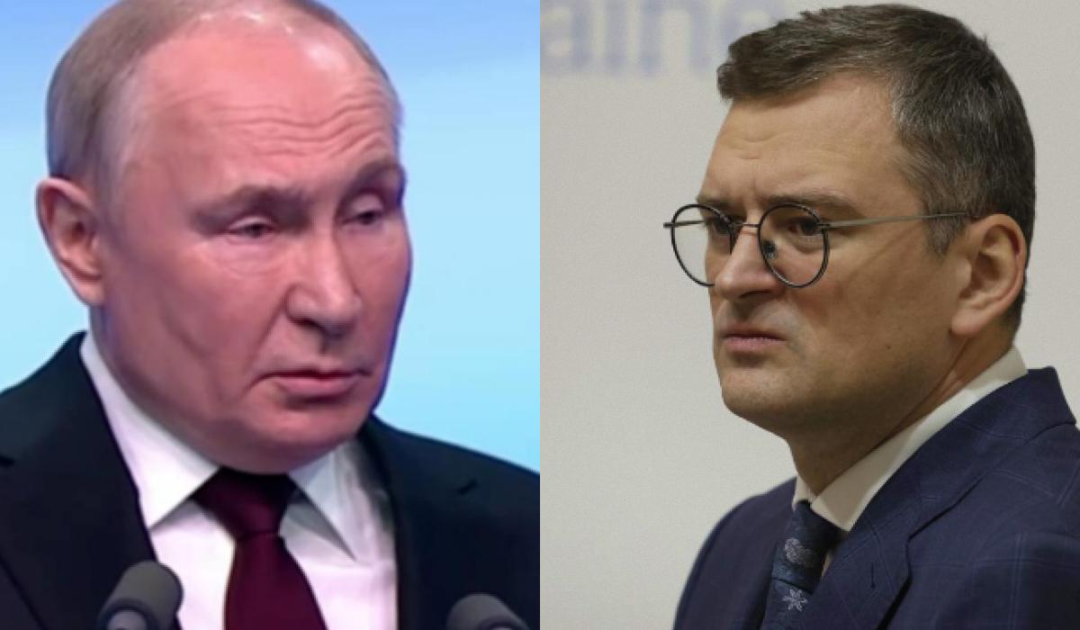 Кулеба заявив, що наразі у Путіна немає жодного бажання припинити агресію / колаж УНІАН, скріншот, фото УНІАН Кулеба заявив, що наразі у Путіна немає жодного бажання припинити агресію / колаж УНІАН, скріншот, фото УНІАН