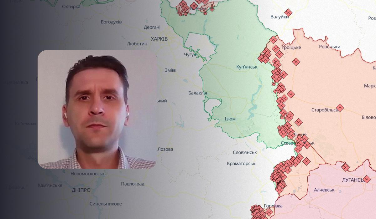 Коваленко назвав найгарячішу ділянку на лінії зіткнення в Україні / колаж УНІАН, фото DeepState, скріншот Коваленко назвав найгарячішу ділянку на лінії зіткнення в Україні / колаж УНІАН, фото DeepState, скріншот