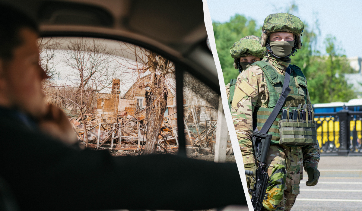 Если владельцы жилья не переоформили документы по российским правилам, то оккупанты его национализируют / коллаж УНИАН, фото ua.depositphotos.com