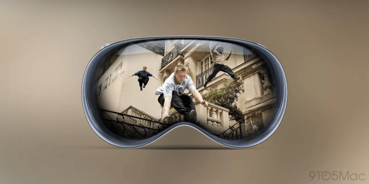 Пристрій, сумісний з Vision Pro, задумано як невеликий портативний гаджет / фото Apple Пристрій, сумісний з Vision Pro, задумано як невеликий портативний гаджет / фото Apple