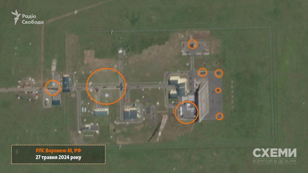 Супутник зафіксував наслідки атаки на РЛС Росії / t.me/cxemu Супутник зафіксував наслідки атаки на РЛС Росії / t.me/cxemu