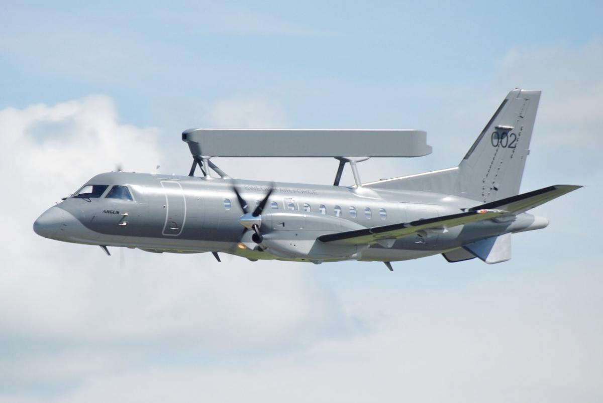 AWACS був створений на основі Saab 340 / фото wikipedia.org AWACS був створений на основі Saab 340 / фото wikipedia.org