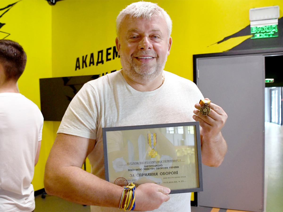 Григорий Козловский - почетный президент ФК "Рух"(Львов), бизнесмен и меценат Григорий Козловский - почетный президент ФК "Рух"(Львов), бизнесмен и меценат