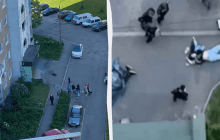 В Киеве женщина прыгнула с балкона и упала на мужчину: оба погибли