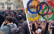 Сожгли "олимпийские кольца" и требуют более высокую зарплату: во Франции вспыхнули протесты