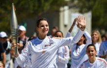 Олимпийский огонь в Марселе: эстафету возглавила гимнастка Мария Высочанская