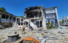 В Донецке "прилетело" по месту сбора боевиков (фото, видео)