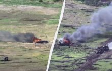 Президентская бригада отбила штурм Урожайного, в полях пылает российская техника (видео)