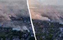 Суцільний дим: DeepState показав, як виглядає Вовчанськ на Харківщині (відео)