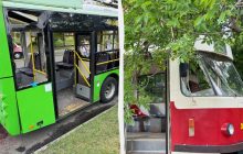 РФ вдарила по Харкову: є постраждалі, серед них – водій тролейбуса (фото)