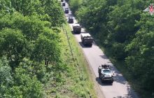 В Росії помітили "‎дивний"‎ бронеавтомобіль, який супроводжував ядерну зброю