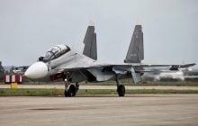 Угроза для F-16: российский Су-30 заметили с новой ракетой большой дальности