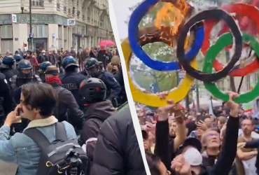 Сожгли олимпийские кольца и требуют более высокую зарплату: во Франции вспыхнули протесты