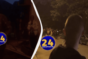 На Закарпатті роми заблокували будівлю ТЦК: лунали постріли (відео)