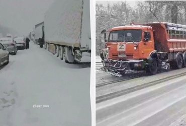 Погодна карма: Свердловську область РФ накрили аномальні снігопади (відео)