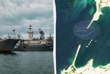 Росіяни намагаються захистити залишки флоту в Севастополі від атак дронів (фото)