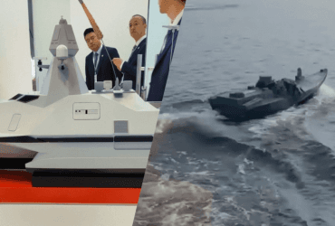 Десятки дронів-камікадзе: Китай показав проект одного з найбільших безпілотних кораблів