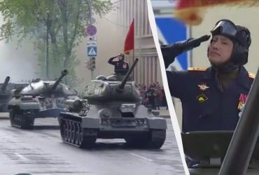 На параді в РФ засвітився підполковник, причетний до розстрілу жителів Бучі