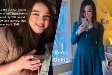 Женщина похудела на 70 килограммов после соблюдения правила 80-20: что она ела