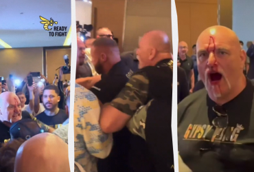 Отец Фьюри устроил драку с командой Усика: не обошлось без крови (видео)