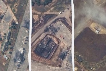 З'явилися якісні знімки знищених російських винищувачів на аеродромі Бельбек (фото)