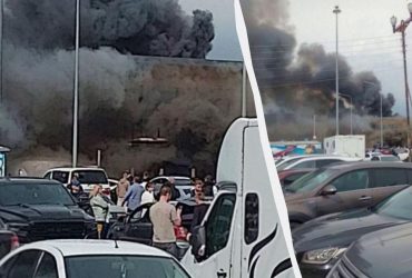 У Ставропольському краї загорівся аеропорт (фото, відео)