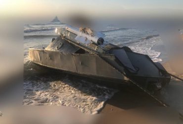 Украинский ракетный безэкипажный катер показали вблизи: он может сбивать вертолеты (фото)