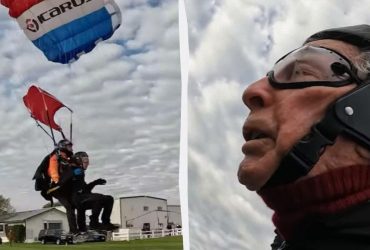 Рекорд, который трудно перебить: 106-летний американец стал самым старым парашютистом мира