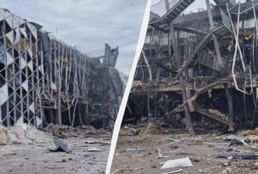 Росія вдарила по аеропорту в Запоріжжі (фото)