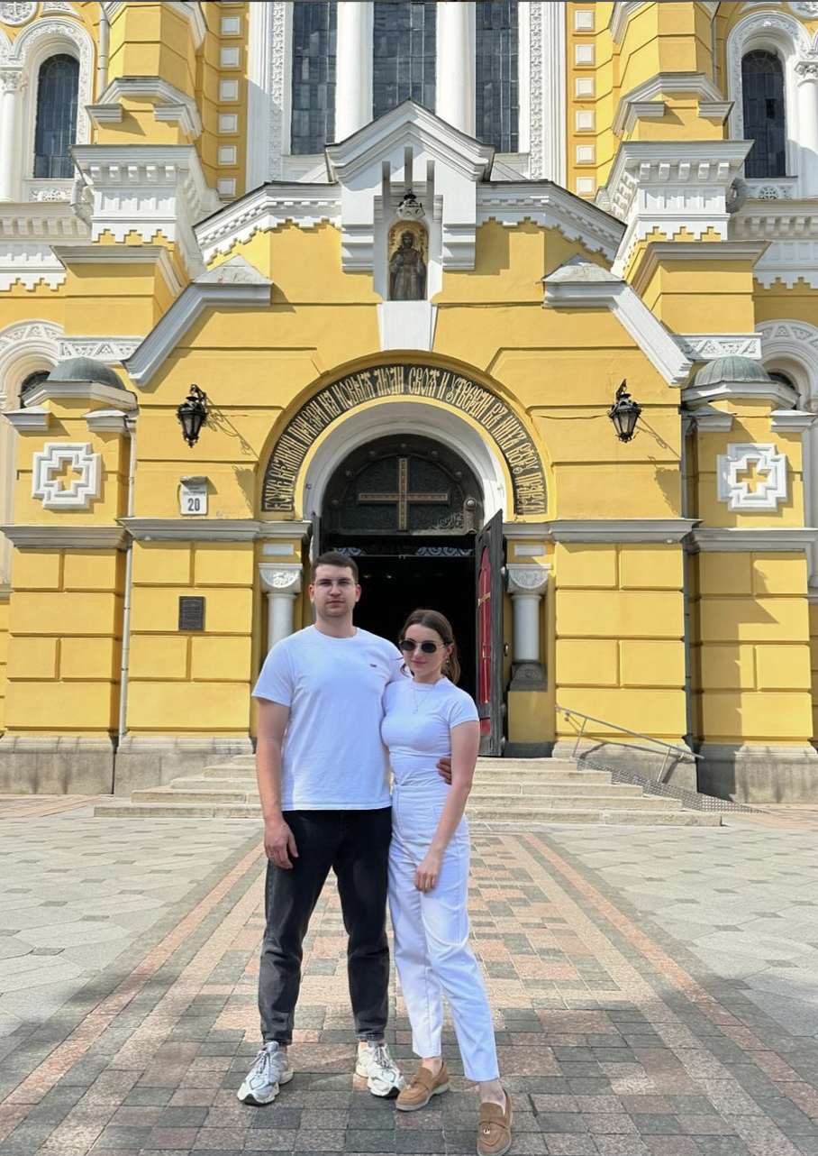 Барбара Кузьменко з чоловіком / Скріншот Instagram