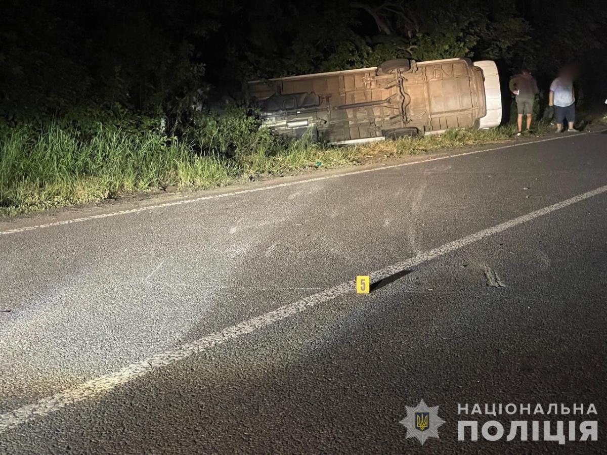 В ДТП на Вінничині постраждали 5 підлітків і 2 дорослих / фото Відділ комунікації поліції Вінницької області