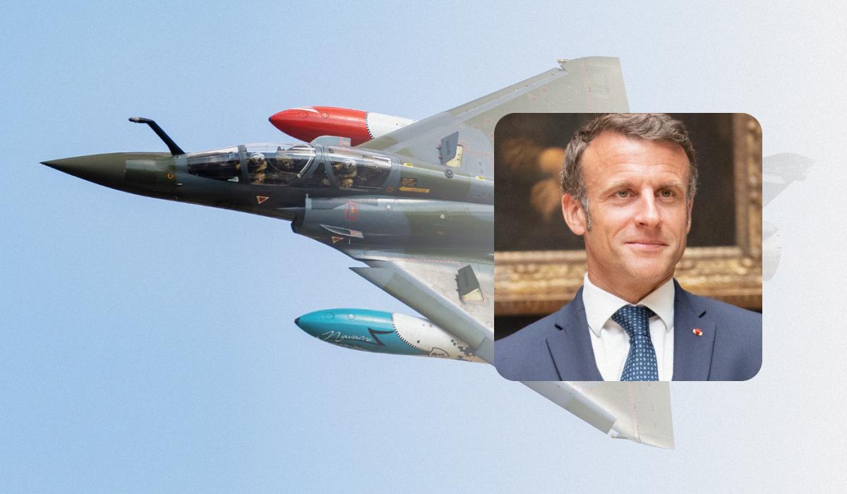 Макрон не назвал количество проданных Украине Mirage 2000-5 / Коллаж УНИАН, фото Википедия Макрон не назвал количество проданных Украине Mirage 2000-5 / Коллаж УНИАН, фото Википедия