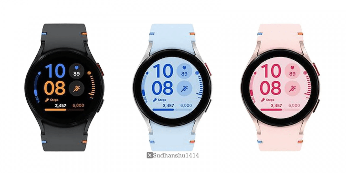 Galaxy Watch FE вийдуть у трьох колірних опціях - чорний, рожевий і синій Galaxy Watch FE вийдуть у трьох колірних опціях - чорний, рожевий і синій