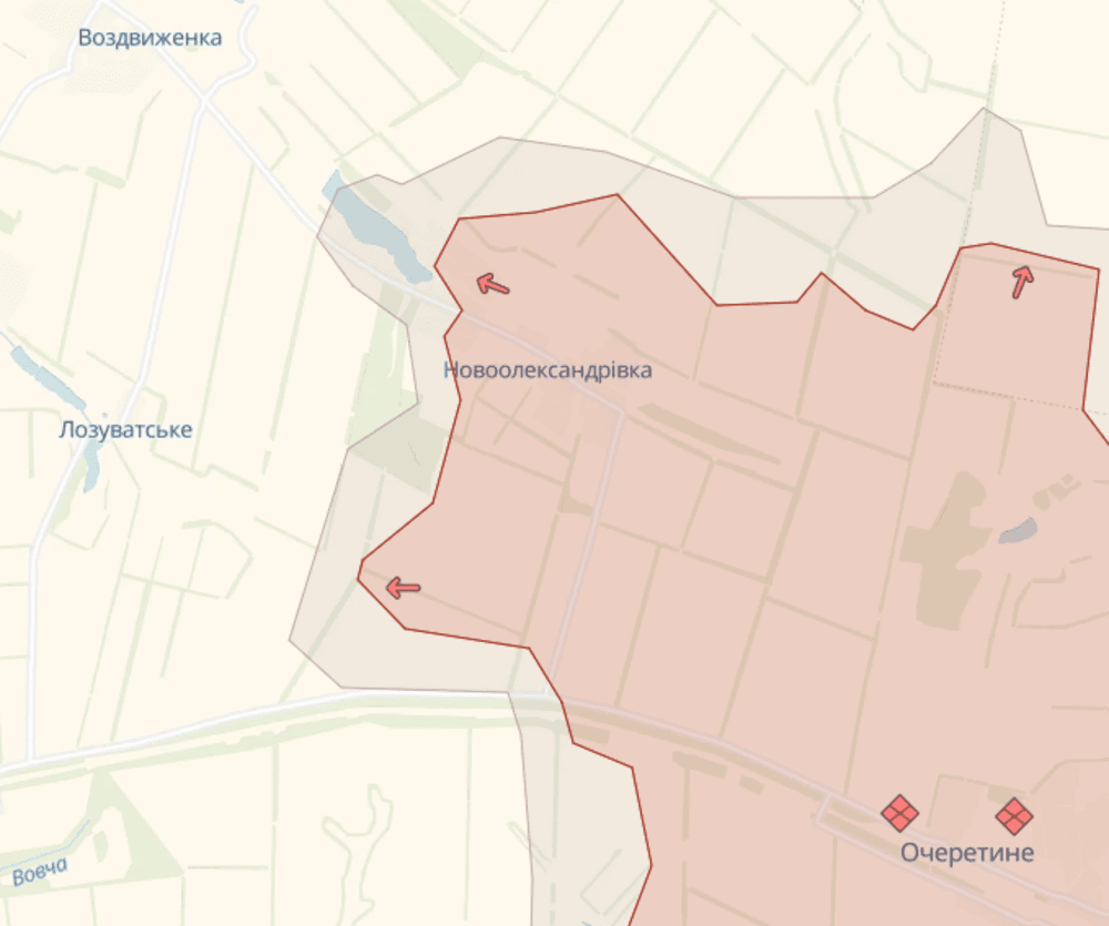 Эксперты сообщили об успехах врагов в Донецкой области / скриншот с deepstatemap.live Эксперты сообщили об успехах врагов в Донецкой области / скриншот с deepstatemap.live