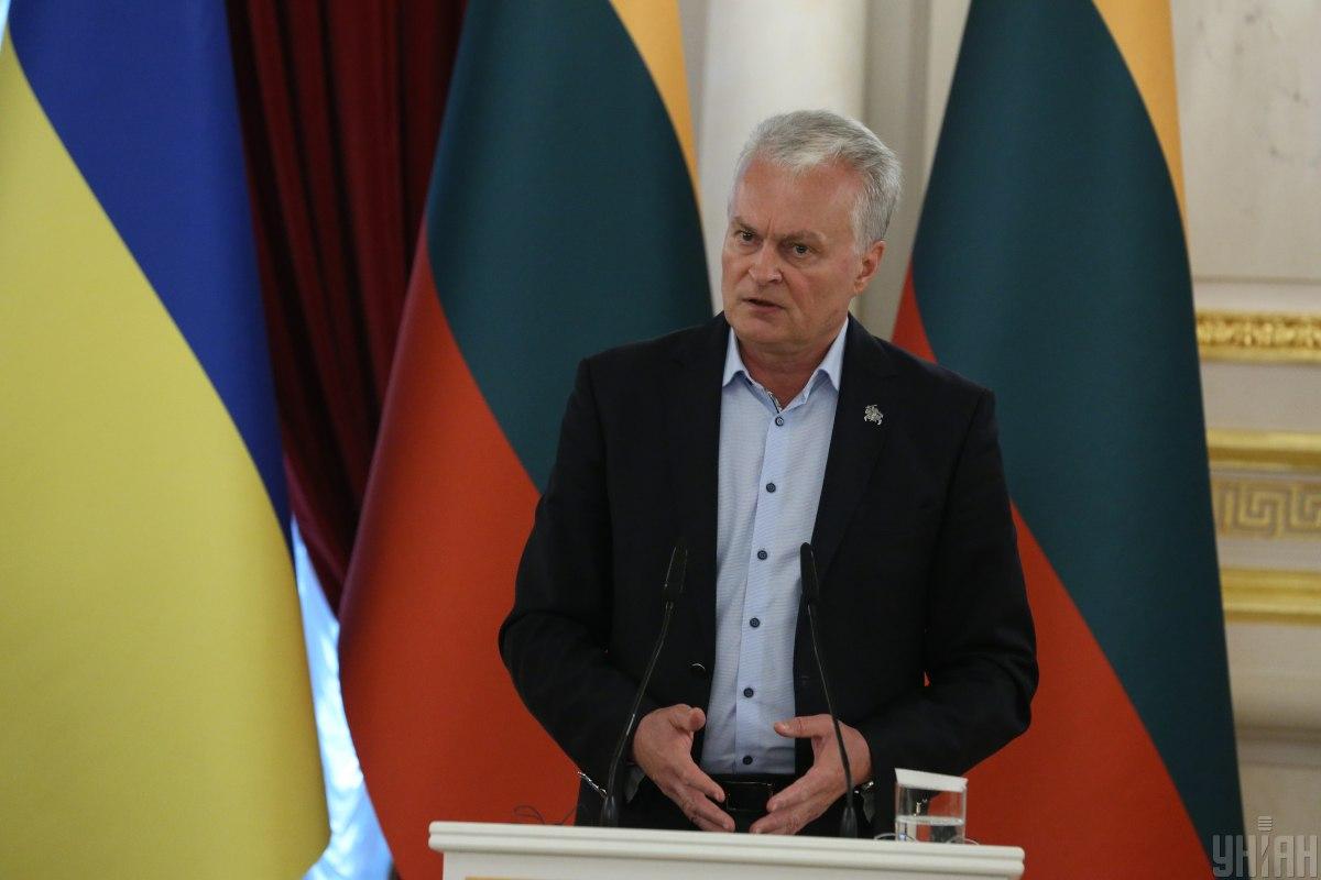 Гітанас Науседа заявив, що Росія має відповісти за всі скоєні злочини в Україні / фото УНІАН Гітанас Науседа заявив, що Росія має відповісти за всі скоєні злочини в Україні / фото УНІАН