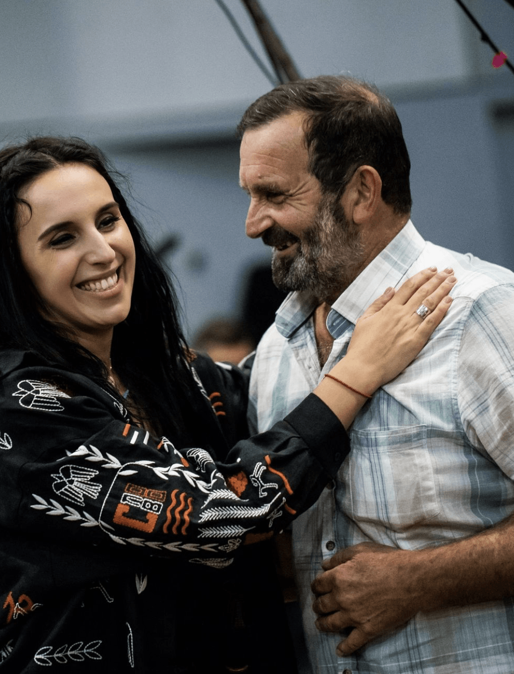 Джамала з батьком / Скріншот Instagram Джамала з батьком / Скріншот Instagram