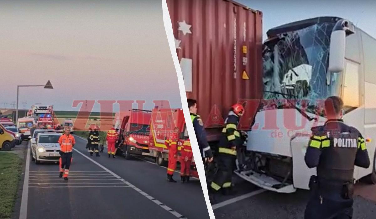 У Румунії сталася ДТП з автобусом з українськими дітми/ Колаж УНІАН, скріншоти з відео ziuaconstanta.ro/ У Румунії сталася ДТП з автобусом з українськими дітми/ Колаж УНІАН, скріншоти з відео ziuaconstanta.ro/