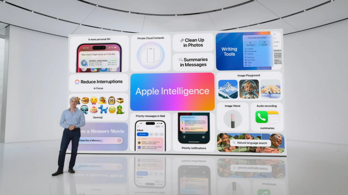 Самые крутые функции Apple Intelligence в iOS 18 выйдут только в 2025 году / Скриншот Самые крутые функции Apple Intelligence в iOS 18 выйдут только в 2025 году / Скриншот