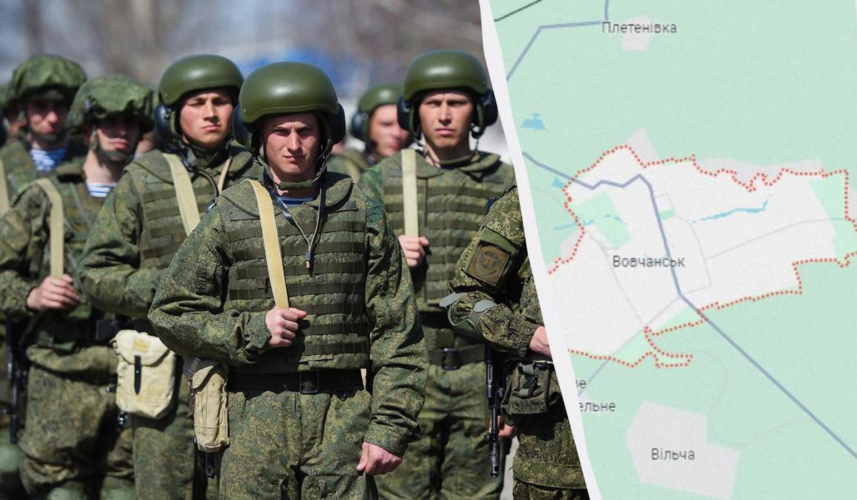 Окупанти під Вовчанськом зазнають величезних втрат / колаж УНІАН / фото wikimedia.org, скріншот Окупанти під Вовчанськом зазнають величезних втрат / колаж УНІАН / фото wikimedia.org, скріншот