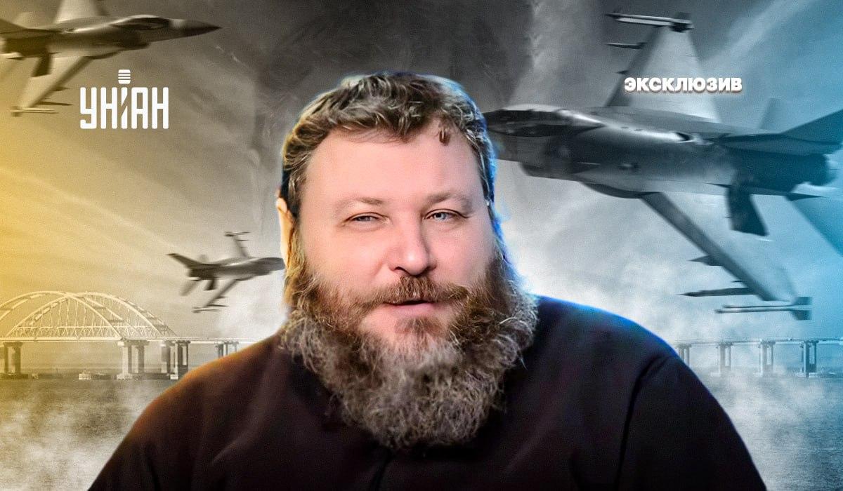Евгений Дикий отметил, что сейчас Украина неплохо атакует оккупированный полуостров и без истребителей F-16 / коллаж УНИАН Евгений Дикий отметил, что сейчас Украина неплохо атакует оккупированный полуостров и без истребителей F-16 / коллаж УНИАН