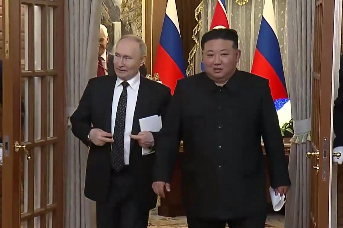 Путин и Ким - ситуативные союзники, которые на самом деле не имеют ничего общего / кадр из видео Путин и Ким - ситуативные союзники, которые на самом деле не имеют ничего общего / кадр из видео