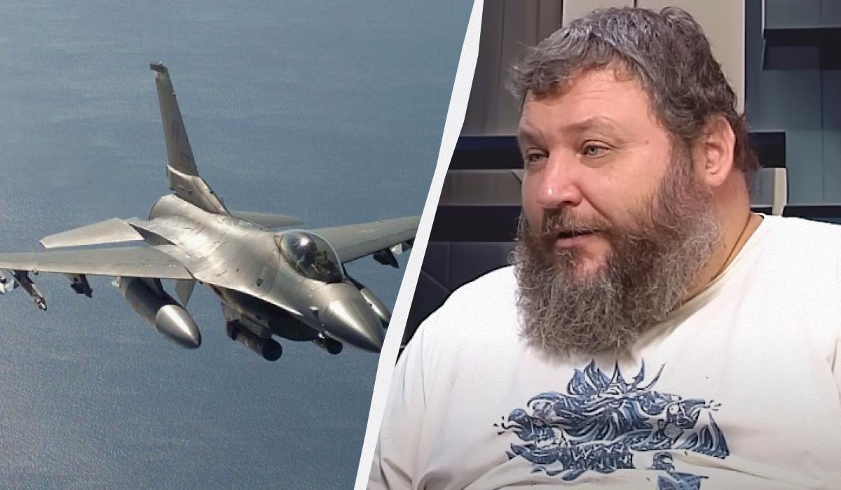 Євген Дикий назвав першочергове завдання F-16 у війні українців проти росіян / колаж УНІАН з фото Getty Images та скріншоту Євген Дикий назвав першочергове завдання F-16 у війні українців проти росіян / колаж УНІАН з фото Getty Images та скріншоту