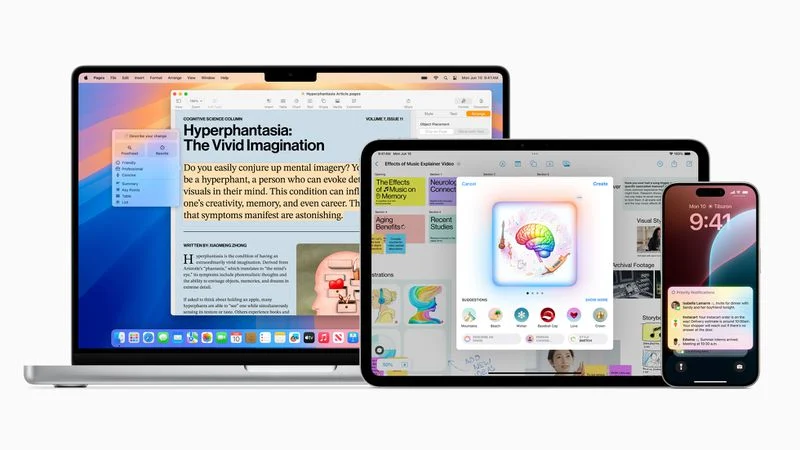ШІ в iOS 18 працюватиме лише на iPhone 15 Pro / фото Apple ШІ в iOS 18 працюватиме лише на iPhone 15 Pro / фото Apple