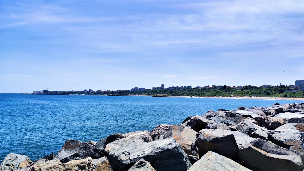 Море в Констанці досить комфортне, хоча і прохолодне / фото Марина Григоренко Море в Констанці досить комфортне, хоча і прохолодне / фото Марина Григоренко