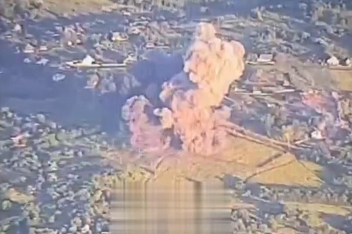 Росіяни почали системно застосовувати ФАБ-3000 / кадр з відео Росіяни почали системно застосовувати ФАБ-3000 / кадр з відео