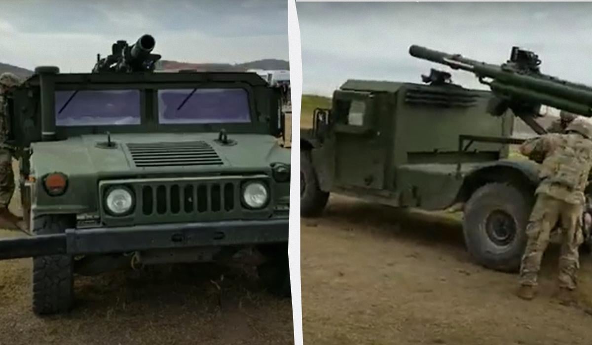 ЗСУ випробовують на полі бою експериментальну американську САУ 2-CT Hawkeye/ Колаж УНІАН, скріншоти