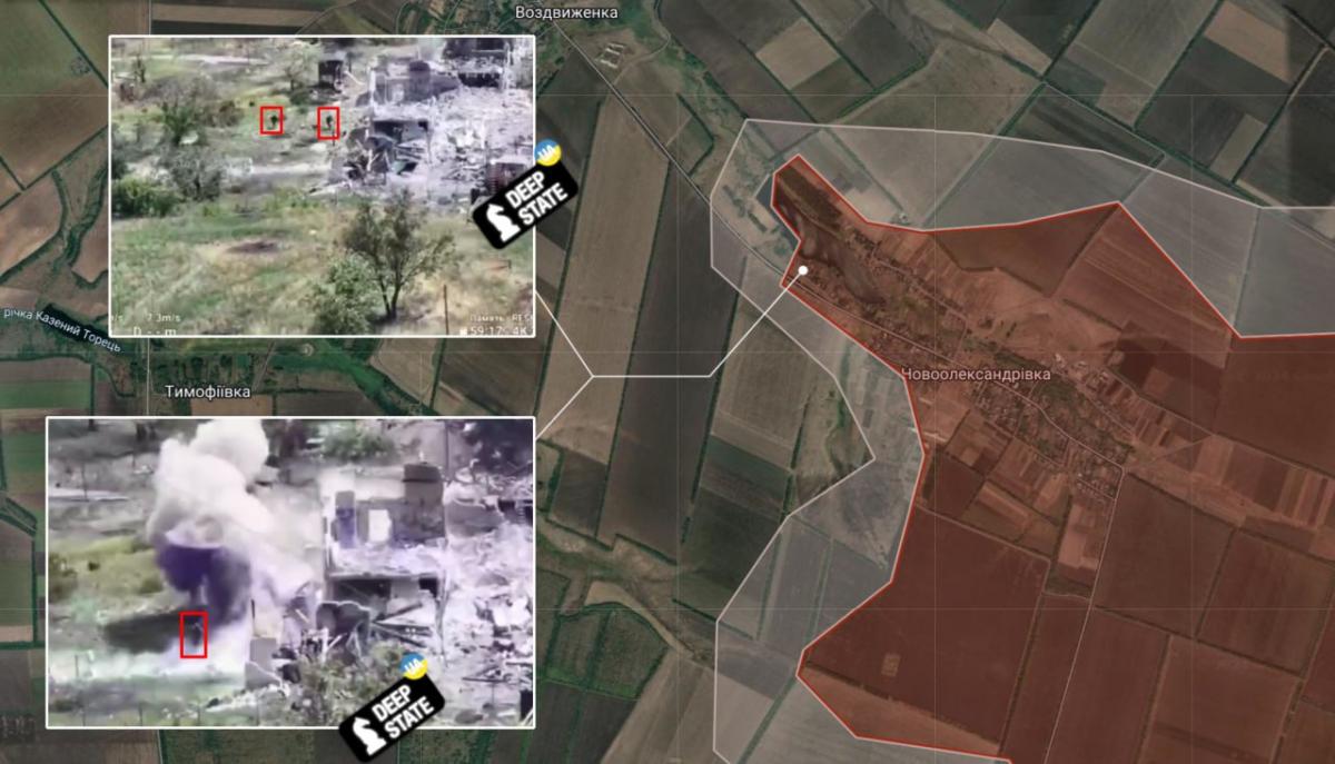 Мапа бойових дій на Донеччині / фото DeepState Мапа бойових дій на Донеччині / фото DeepState
