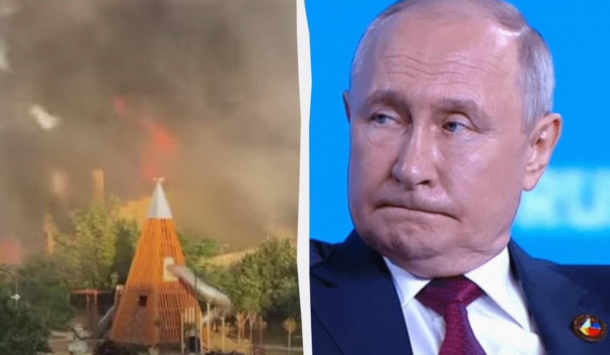 Теракти в РФ підтверджують помилку Путіна /колаж УНІАН, скріншоти Теракти в РФ підтверджують помилку Путіна /колаж УНІАН, скріншоти